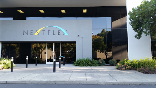 Entrance to NEXTFLEX facility in San Jose CA