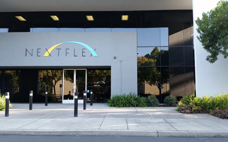 Entrance to NEXTFLEX facility in San Jose CA